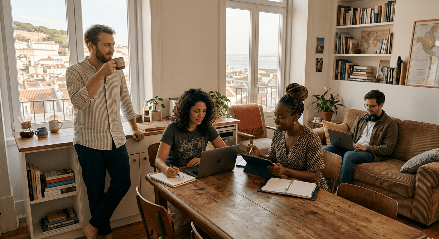 Live abroad with like-minded people